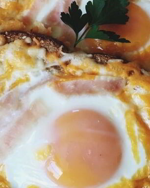 Яичница в тосте