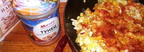 эмпанадас с тунцом и маринованным желтком. Шаг 5