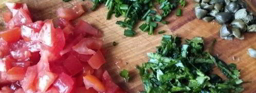 закуска из кабачков с рыбой на шпажках. Шаг 8