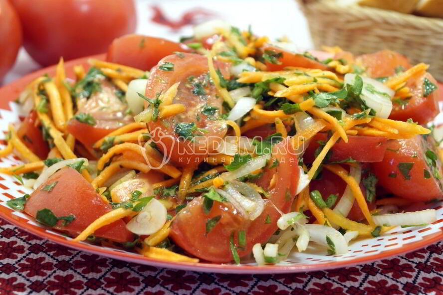 Рецепт закуски из помидоров