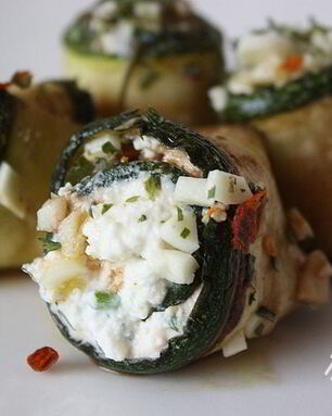 Закуска из цуккини с фетой