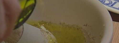 закуска из запеченных баклажанов с тимьяном и мятой. Шаг 7