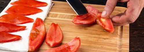 закуска с джерки и томатами. Шаг 3