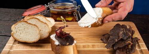 закуска с джерки и томатами. Шаг 10