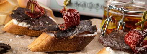 закуска с джерки и томатами. Шаг 11