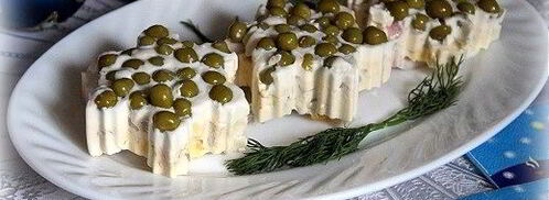 новогоднее заливное из кальмаров. Шаг 11