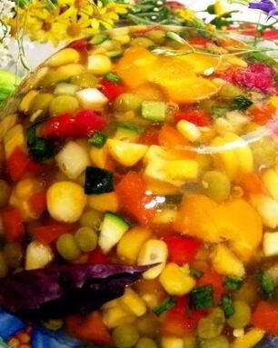 Вегетарианское заливное