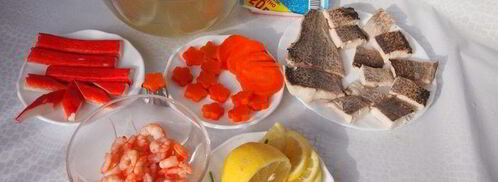 заливное дары посейдона. Шаг 5