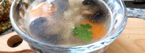 заливное из индейки с грибами. Шаг 7