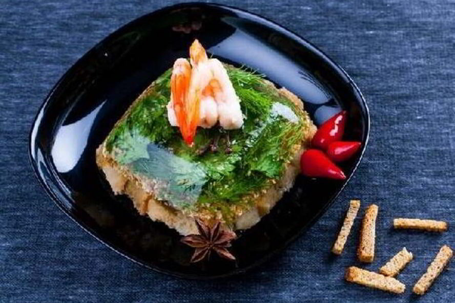 Рецепт заливного из креветок