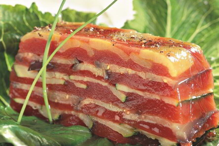 Рецепт заливного из овощей