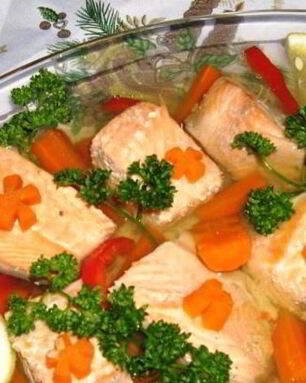 Заливное из рыбы в мультиварке