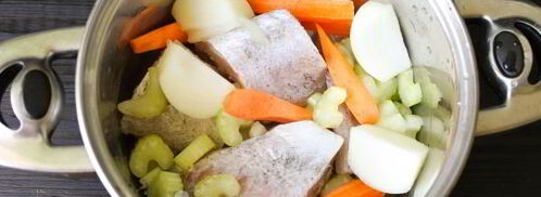 заливное из трески с желатином. Шаг 6