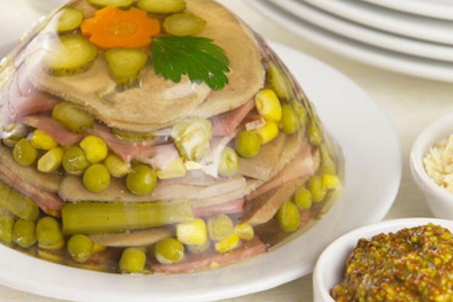 Рецепт заливного мясного ассорти