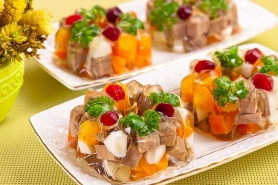 Рецепт заливного мяса
