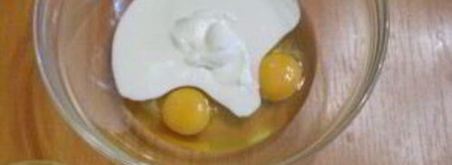 заливное тесто на кефире. Шаг 3