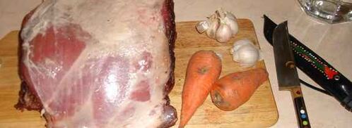 запеченая свинина, маринованая в кефире. Шаг 9