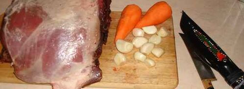 запеченая свинина, маринованая в кефире. Шаг 11