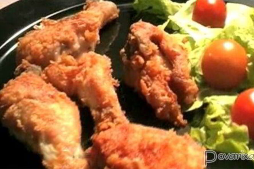 Рецепт жареной маринованной курицы