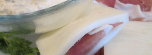 жареный сыр с начинкой из бекона. Шаг 3