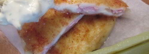 жареный сыр с начинкой из бекона. Шаг 7