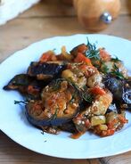 Жареные сушеные баклажаны