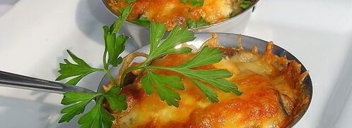 баклажановый жульен. Шаг 9