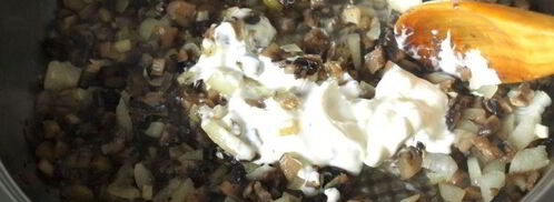 грибной жульен в булочке. Шаг 3