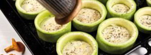 грибной жульен в кабачковых кокотницах. Шаг 5