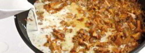 грибной жульен в кабачковых кокотницах. Шаг 7