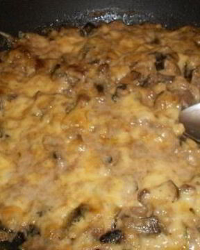 Жульен из говядины с грибами