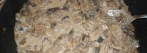 жульен из говядины с грибами. Шаг 4