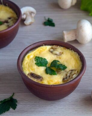 Жульен из шампиньонов классический