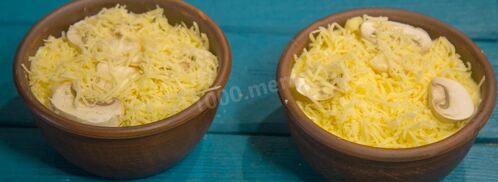 жульен из шампиньонов классический. Шаг 16