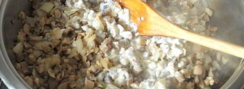 жульен из шампиньонов в булочке. Шаг 5