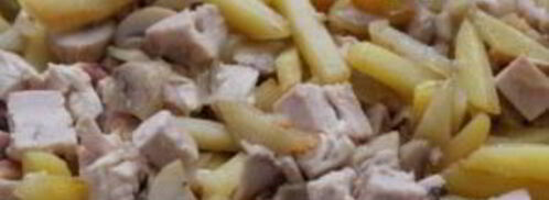 жульен с грибами и картофелем. Шаг 6