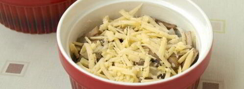 жульен с грибами и сыром. Шаг 9