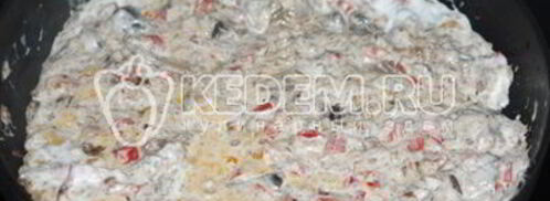 жульен с грибами в духовке. Шаг 4