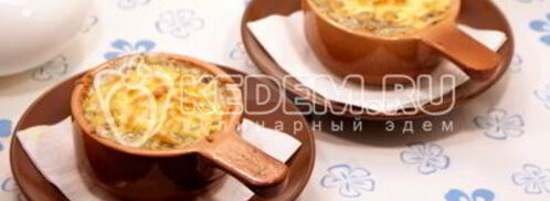 жульен с грибами в духовке. Шаг 6