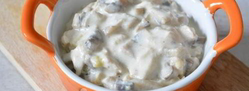 жульен с курицей и шампиньонами в духовке. Шаг 12