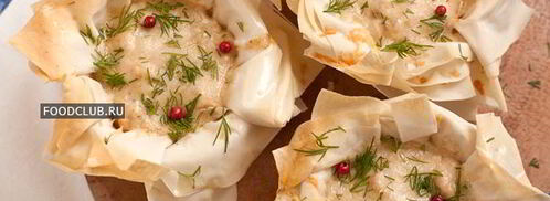 жульен с курицей в тесте фило. Шаг 11