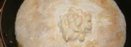 жульен со свининой и грибами. Шаг 8