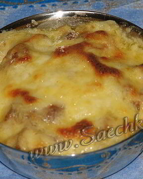 Жульен со свининой