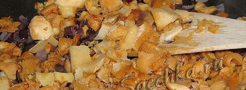 жульен со свининой. Шаг 3