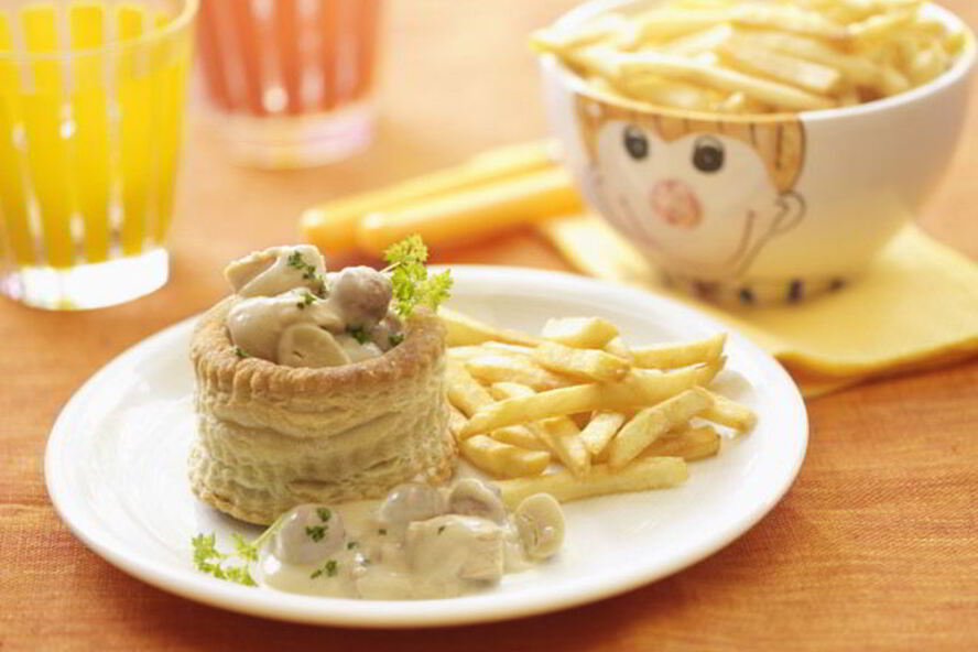 Рецепт жульена в булочках