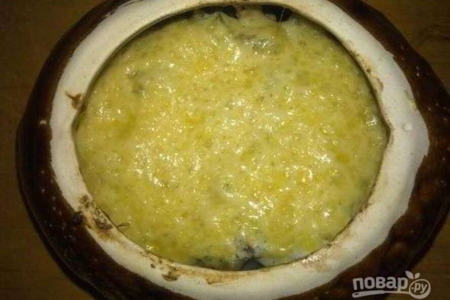 Рецепт жульена в горшочках с картошкой