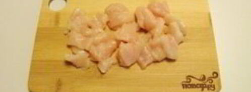 жульен в тарталетках с грибами и курицей. Шаг 3