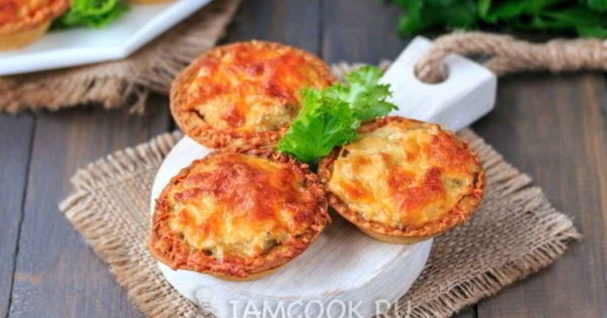 Фото Тарталетки С Курицей И Грибами