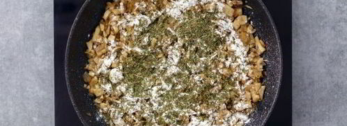 жульен в тарталетках с грибами и сыром. Шаг 6