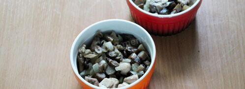 жюльен из курицы в духовке. Шаг 6